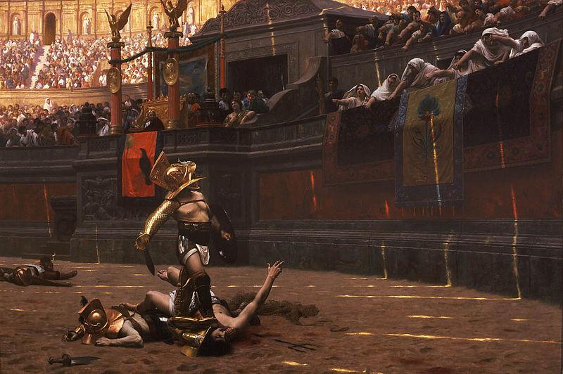 Jean Leon Gerome Pollice Verso oil painting picture